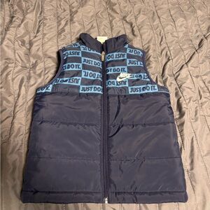 Nike Navy Blue Puffer Vest